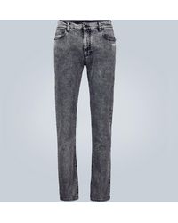 Off-White c/o Virgil Abloh Skinny Jeans - Grau