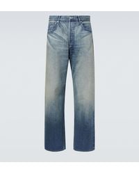 AURALEE - Faded Wide-Leg Jeans - Lyst