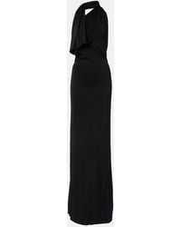 KHAITE - Roza Draped Jersey Gown - Lyst