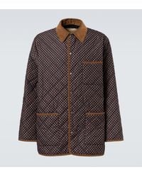 Valentino - Polka-Dot Quilted Jacket - Lyst
