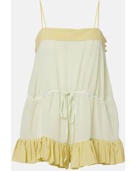 Chloé - Playsuit Aus Seide - Lyst