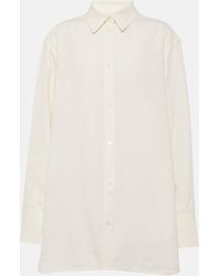 Totême - Floral Cotton-blend Jacquard Shirt - Lyst