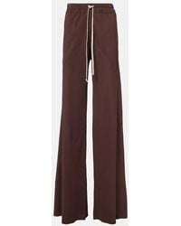 Rick Owens - Dietrich Drawstring Crepe Cady Straight Pants - Lyst