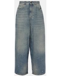 Balenciaga - Wide-Leg Jeans - Lyst