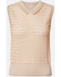 Maison Margiela - Ribbed-Knit Sweater Vest - Lyst