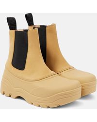 Loewe - Field Leather Chelsea Boots - Lyst