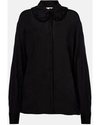 Jil Sander - Ruffled Blouse - Lyst