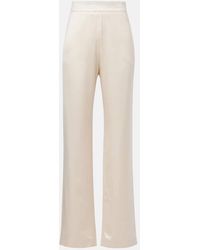 TOVE - High-Rise Satin Straight Pants - Lyst