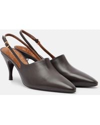 Herbert Levine - Cover Up 80 Leather Slingback Pumps - Lyst