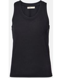 KHAITE - Cotton-Blend Jersey Tank Top - Lyst