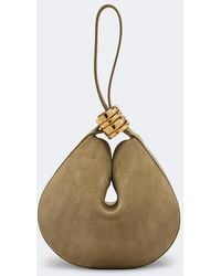 Amanu - Zambia Ring Small Suede Top-Handle Bag - Lyst