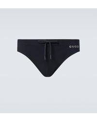 Gucci - Costume Da Bagno Con Logo - Lyst