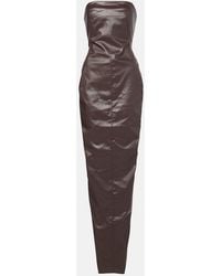 Rick Owens - Denim Bustier Gown - Lyst