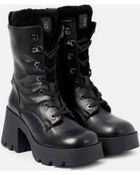 Bogner - Seoul Shearling-lined Combat Boots - Lyst