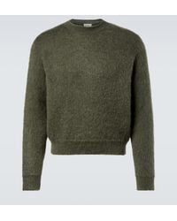 Saint Laurent - Pull En Mohair Et Laine Melanges - Lyst