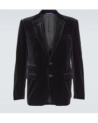 Ralph Lauren Purple Label - Cotton Velvet Suit Jacket - Lyst