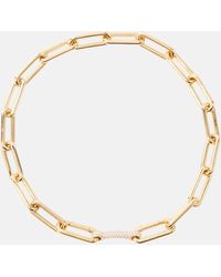 Robinson Pelham - Identity 18kt Gold Chain Necklace With Diamonds - Lyst