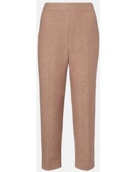 Loro Piana - Rose Island Cashmere And Linen Cropped Pants - Lyst