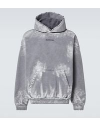Balenciaga - Back Medium Fit Hoodie - Lyst