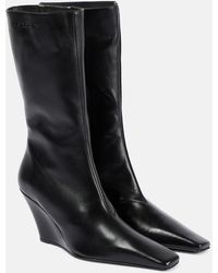 Acne Studios - Brancesca 80 Leather Ankle Boots - Lyst