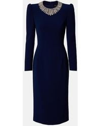 Jenny Packham - Cora Embellished Midi Dress - Lyst