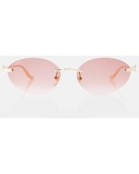 Cartier - Panthere De Cartier Oval Sunglasses - Lyst