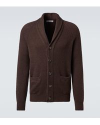 Brunello Cucinelli - Cardigan Aus Rippstrick - Lyst