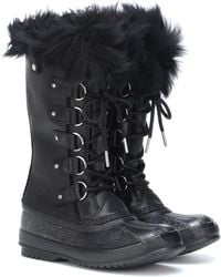 sorel joan of arctic lux black