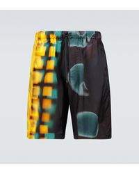 Dries Van Noten Printed Swim Shorts - Yellow