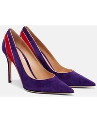 Gianvito Rossi - Pointy 95 Suede Pumps - Lyst
