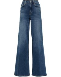 FRAME - Le Palazzo High-rise Wide-leg Jeans - Lyst