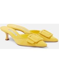 Manolo Blahnik - Mules Maysalee 50 - Lyst