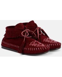 Isabel Marant - Felsa Fringed Suede Loafers - Lyst