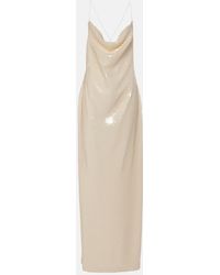 Magda Butrym - Robe Mit Pailletten - Lyst