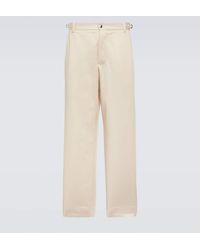 Jacquemus - Hose Le Pantalon Jean Aus Baumwolle Und Leinen - Lyst