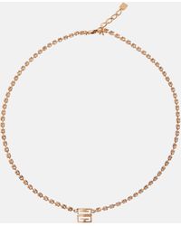 Givenchy - Collier 4G a cristaux - Lyst