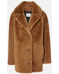 Yves Salomon - Veste 75Cm Shearling Jacket - Lyst