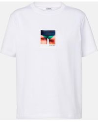 Loewe - Applique Cotton Jersey T-Shirt - Lyst