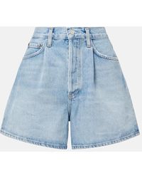 Agolde - High-Rise Jeansshorts Rhoda - Lyst