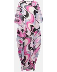 PUCCI - Kaftan Onde Aus Baumwollmusselin - Lyst
