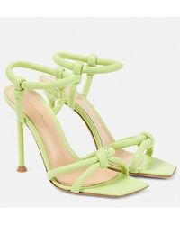 Gianvito Rossi - Juno Leather Sandals - Lyst