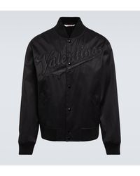 Valentino - Varsity Cotton Jacket - Lyst