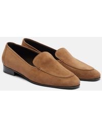 The Row - Adam Suede Loafers - Lyst