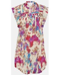 Isabel Marant - Leaza Cotton Minidress - Lyst