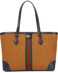 Borse tote di paglia e borse da spiaggia da donna di Gucci