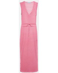 Melissa Odabash - Vestido Midi Annabel De Punto Calado - Lyst