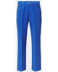 AURALEE - Pantalon Droit En Laine Et Cachemire - Lyst