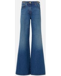 Versace - Medusa '95 High-Rise Flared Jeans - Lyst