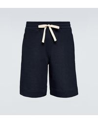 Jil Sander - Shorts deportivos de algodon - Lyst