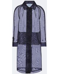 Prada - Semi-Sheer Coat - Lyst